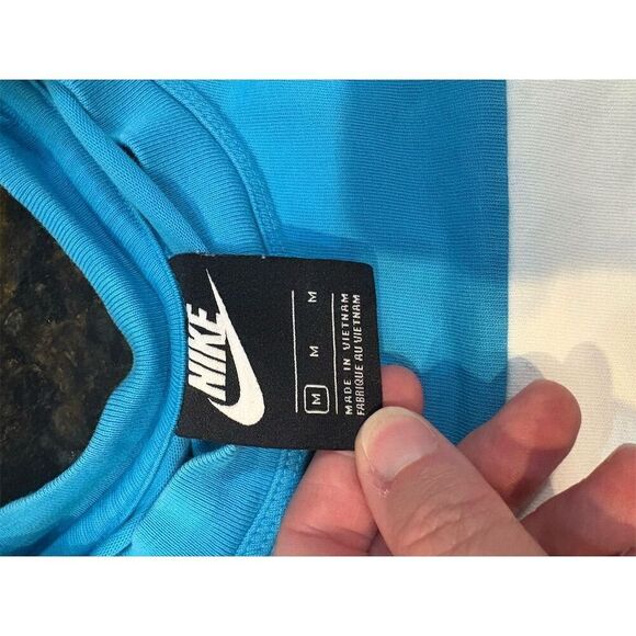 Nike Women's Cropped Colorblock Sweatshirt Multicolor Size M - Picture 7 of 7